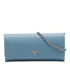 Prada Saffiano Wallet On Chain Secondhand