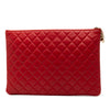 Chanel Large Quilted Lambskin Casino Charms O Case Clutch Secondhand