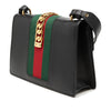 Gucci Small Calfskin Web Sylvie Satchel Secondhand