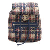 Chanel CC Nylon Tweed Printed Backpack Secondhand