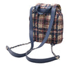 Chanel CC Nylon Tweed Printed Backpack Secondhand