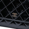 Chanel CC Quilted Patent Wallet On Chain Secondhand