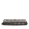 Chanel CC Quilted Lambskin Zip Around Wallet Secondhand