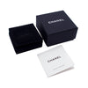 Chanel CC Resin and Strass Bullet Backs Earrings Secondhand