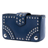 Prada City Calfskin Studded Elektra Turn Lock Clutch Secondhand