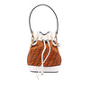 Fendi Mini Zucca Suede Mon Tresor Bucket Bag Secondhand