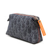 Dior Oblique Denim Flight Cosmetic Pouch Secondhand