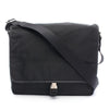 Secondhand Prada Saffiano Trimmed Tessuto Buckle Messenger Bag