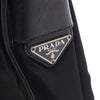 Secondhand Prada Saffiano Trimmed Tessuto Buckle Messenger Bag