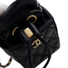 Chanel Mini Quilted Calfskin Drawstring Bucket Bag Secondhand