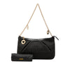 Fendi Zucchino Canvas Chain Pochette Secondhand