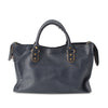 Balenciaga Goatskin Motocross Classic Metallic Edge City Satchel Secondhand