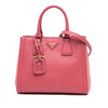 Secondhand Prada Bicolor Saffiano Lux Satchel