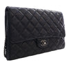 Chanel CC Quilted Lambskin Flap Clutch with Chain Secondhand