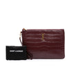 Saint Laurent Croc Embossed Calfskin Monogram Tablet Pouch Secondhand