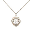 Chanel CC Brass Strass Pendant Necklace Secondhand
