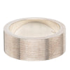 Gucci Sterling Silver Grooved Trademark Band Ring Secondhand