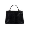Secondhand Hermès Lisse Crocodile Kelly 32 Retourne Handbag - '60s