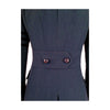 Secondhand Moschino Double Breasted Coat with Panel - '10s