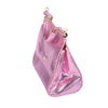 Secondhand Dolce & Gabbana Small Miss Sicily Metallic Pink Python Top-Handle Bag