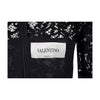 Secondhand Valentino Pleated Leather and Lace Dress - '10s