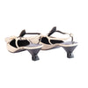 Secondhand Prada Fall/Winter 2000 Ivory Leather Pointed-Toe Slingback Pumps - '00s