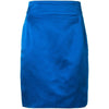 Secondhand Gianni Versace Electric Blue Skirt - '90s