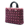 Dior Large Tweed Cannage Fringe Lady Dior Secondhand