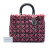 Dior Large Tweed Cannage Fringe Lady Dior Secondhand