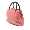 Gucci Small Calfskin Bamboo Shopper Satchel Secondhand