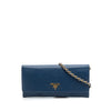 Prada Saffiano Wallet On Chain Secondhand