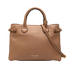 Burberry Medium Leather and House Check Banner Satchel Secondhand