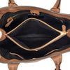 Burberry Medium Leather and House Check Banner Satchel Secondhand