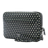 Prada Saffiano Geometric Portfolio Zip Clutch Secondhand