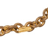 Chanel CC Gold Plated Resin Teardrop Pendant Necklace Secondhand