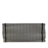 Dior Medium Embroidered Canvas Houndstooth Book Tote Secondhand
