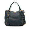 Prada Vitello Daino Zip Top Satchel Secondhand