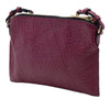 Burberry Grain Check Embossed Leather Peyton Crossbody Secondhand