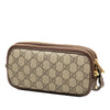 Gucci Mini GG Supreme Web Ophidia Triple Zip Crossbody Secondhand