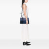 Prada Medium Bicolor Saffiano Lux Galleria Double Zip Satchel Secondhand