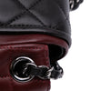 Chanel Bicolor Quilted Lambskin Twist Crescent Flap Secondhand