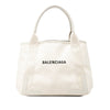 Balenciaga Canvas Navy Cabas Tote S Secondhand