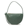 Bottega Veneta Mini Leather Intrecciato Sunrise Hobo Secondhand