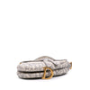 Dior Oblique Canvas Embroidered Saddle Bag Secondhand