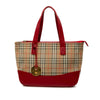Burberry Haymarket Check Canvas Tote Secondhand
