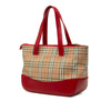 Burberry Haymarket Check Canvas Tote Secondhand