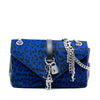 Secondhand Saint Laurent Pony Hair Leopard Print College Bag