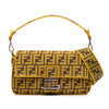 Secondhand Fendi FRGMT x Zucca Embroidered Canvas Baguette Satchel