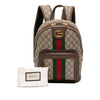 Gucci Small GG Supreme Ophidia Web Backpack Secondhand