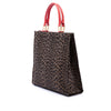 Fendi Leopard Print Canvas Tote Secondhand